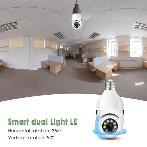 💥5G Wireless Wifi Light Bulb Security Camera