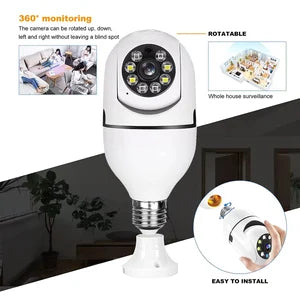 💥5G Wireless Wifi Light Bulb Security Camera