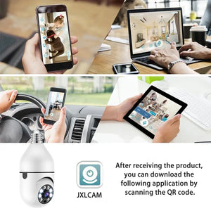 💥5G Wireless Wifi Light Bulb Security Camera